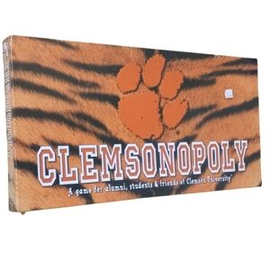 NEW and Sealed Clemsonopoly: Clemson Tigers Board Game Monopoly‎ Game Pieces